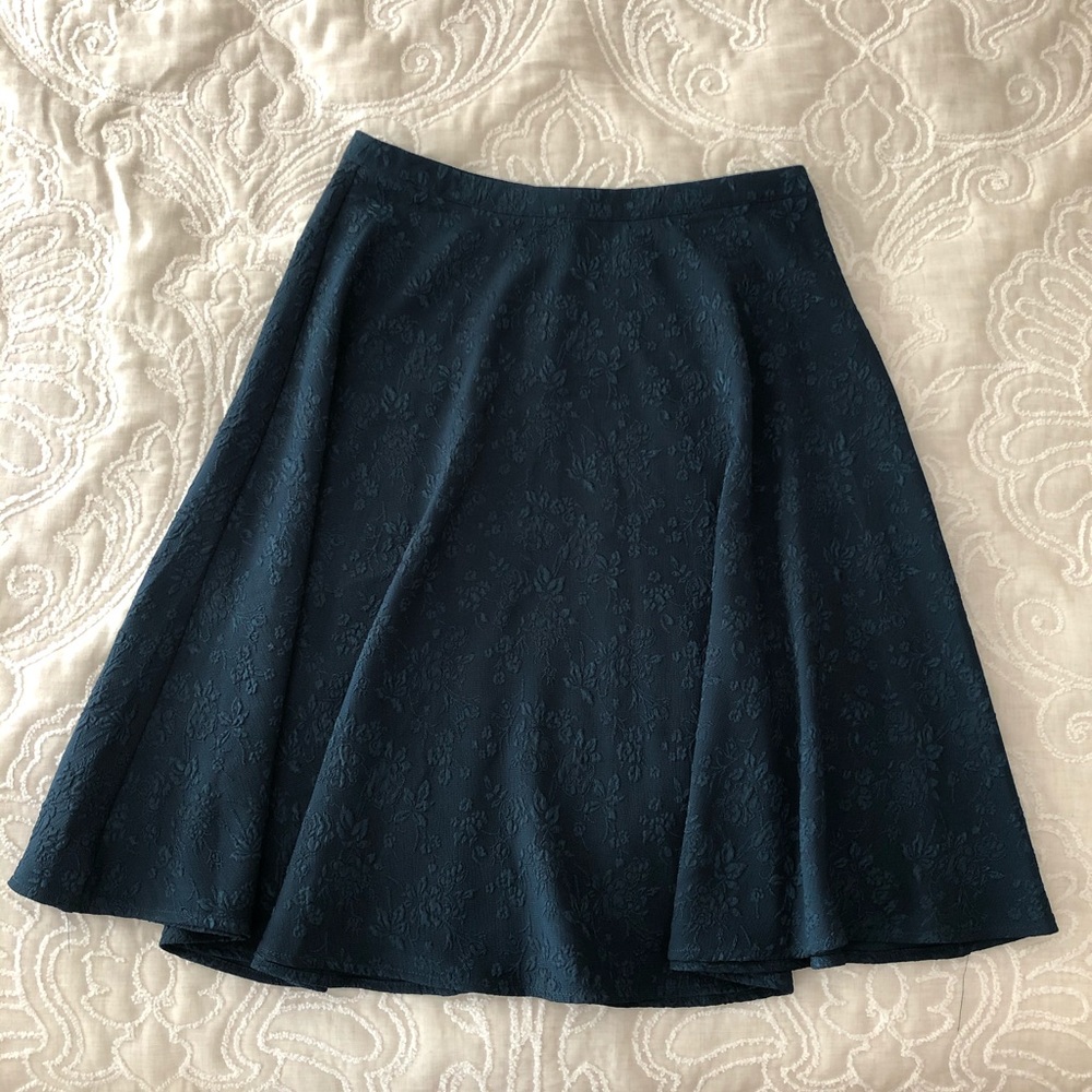 Green skirt